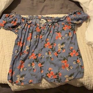 American eagle outfitters off the shoulder top